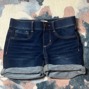 NWOT Girls Jegging Jean Shorts
